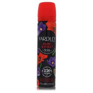 Yardley Poppy & Violet by Yardley London Body Fragrance Spray 2.6 oz